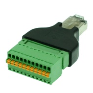 RJ50 connector RJ50 to SpringTerminal Adaptor RJ50 Male to 11 Pin connector RJ50 splitter for CCTV D