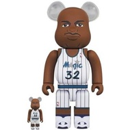 Medicom toy bearbrick NBA Shaq 奧尼爾 Shaquille O'Neal 奧蘭多魔術 Orlando Magic 400% & 100% be@rbrick set be