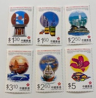 香港郵票1997年香港回歸6全MNH