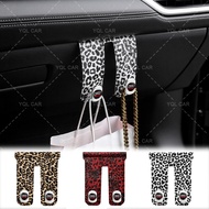1/2pcs Leather Car Passenger Hook Car Bag Mask Holder for Audi A4 B8 A3 8P 8V S3 A5 A6 S6 C6 Q5 A8 R