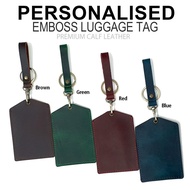 Premium Personalised GIft Lugagge Tag with Name monogramming
