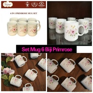 Vantage Original : Set Mug 6 Biji Primrose