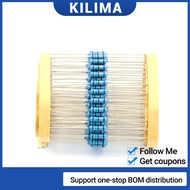 50Pcs 1/2W Metal Film Resistors 1% 24 Values 0.5R 10R 1K 4.7K 10K 1M