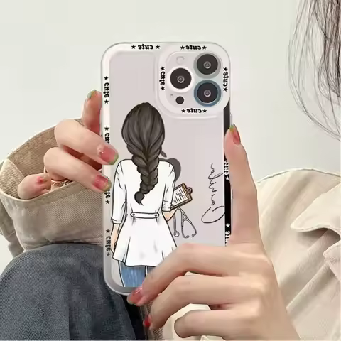 Nurse Medical Medicine Health Heart Phone Case for iPhone 13 15 11 12 Mini Pro Max 14 Plus XS X 7 8 