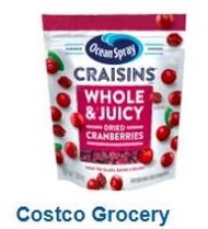 Costco Grocery Ocean Spray 全果蔓越莓乾 1360公克 Crais