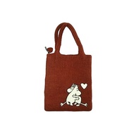 KLIPPAN Bag Tote Bag Fleece Nordic Handmade Moomin Red Felt Wool