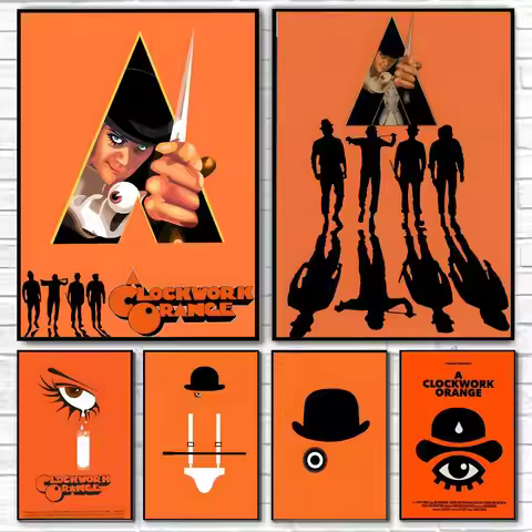 Movie A Clockwork Orange Poster Poster High Quality Wall Art for Home Office Bedroom Living Room Per