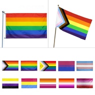 YJCNELCR Bisexual Transgender Pride Flags and Banners Small Rainbow Flag Big