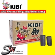 (KIBI) BBQ Charcoal Briquette / Briket Arang # ±3KG