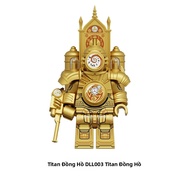 DLL001 Compatible Third-Party Assembly Building Blocks Toy Drill Man Titan Clock Man Alarm Clock Man