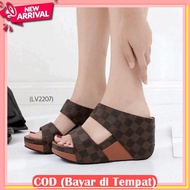 R851E Wedges Cute Mushroom Studd Sandals 12Cm Height Send Casual Invitation Party Imported Model Abb