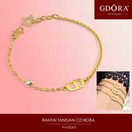 GDORA Gold Bracelet '' CD Boba - S Hook '' 916