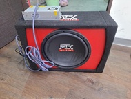 自售美國 MTX  AUDIO SUP-300 12吋 重低音喇叭  主動式擴大機 電容
