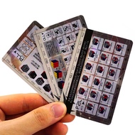 Rubik's Cube CFOP Third-Order Advanced Formula Cachile Cube Card Ladder Color CFOP F2L OLL PLL Cube 