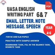 [119] UASA English Writing Part 6 & 7 Year 4-6 Primary Email Letter Note Message Speech practice