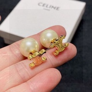 Celine 珍珠耳環