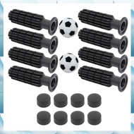 [G V W E] 8Pcs Foosball Grips with End Plug Table Football Children Comfortable Handling with 2 Smal