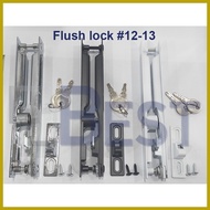 ▬ ◪ ✶ Matex flush lock 12-13 set with lock for sliding door flushlock
