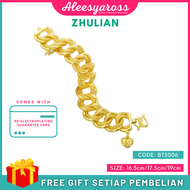 [BT5006] Rantai Tangan COCO ZHULIAN Gold Plated Bracelet Jewellery Emas Saduran Barang Kemas
