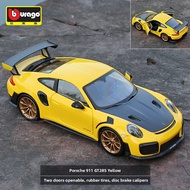 Porsche 911 GT2RS Taycan Alloy Simulation Car Model Collection 1:24