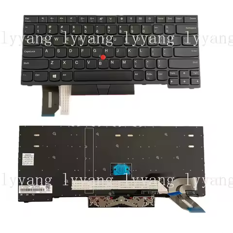 f 01YP240 FOR Lenovo Thinkpad E480 E485 L480 L380 Yoga US English Keyboard