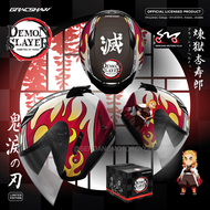 GRACSHAW G535 Gennex Helmet Demon Slayer Kimetsu No YAIBA Kyojuro Tanjiro Tengen Nezuko