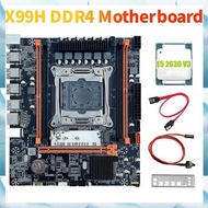 [W F S B] X99H Desktop Motherboard+E5 2630 V3 CPU B85 LGA2011-3 4X DDR4 REG ECC RAM Slots M.2 PCIE S