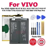 B-C9 B-K6 B-E8 B-M3 B-F0 B-P1 Battery For VIVO IQOO Z6 V7 8 V11 V11i Y97 V17 V19 V7 Y75 Y75A Y75s X2