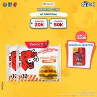Combo 2 Phô mai Lát Con Bò Cười Burger 200GX32