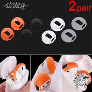 AIPING 2 pairs Silicone  Cover Gel Protective Soft Earbud for  AirPods Earpods