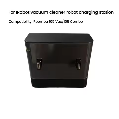 TCF Charge Dock Base with Charging Cable for iRobot Roombo 105 Vac/105 Combo, EU Plug Charging Stati
