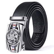 *READY STOCK AT MALAYSIA*New Style Lucky Mens Belt Casual Business Metal Automatic Buckle Belt Young