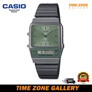 Casio Vintage AQ-800ECGG-3A Gray Stainless Steel Band Women / Men / Unisex Watch / AQ-800ECGG-3ADF /
