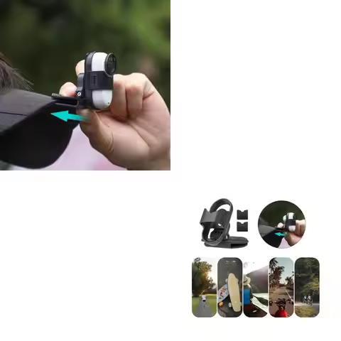 F42D Secure Hat Clip Mount For 360 GO 3S/GO 3 Easy Installs Sports Accessory
