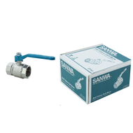บอลวาล์ว บอลวาล์วซันวา SANWA ขนาด 1.1/4 (1นิ้ว สองหุน) 