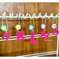 GANTUNGAN BAG Hanger Keychain LETTER HANGER (SIZE 2 CM, 3 CM and 4 CM) LETTER HANGER BAG CHARM KEYCH