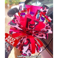 BOUQUET COKLAT/BUNGA COKLAT BIRTHDAY/BOUQUET BAJET/HADIAH MURAH/HADIAH BIRTHDAY WANITA/HADIAH BIRTHD