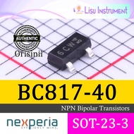 BC817-40 BC817 6C 45V 500mA NPN Bipolar Transistors BJT SOT-23-3 Nexperia Original
