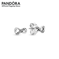 Pandora Sparkling Infinity Stud Earrings ต่างหู ต่างหูอินฟินีตี้ อินฟินีตี้ ต่างหูเงิน ต่างหูสีเงิน