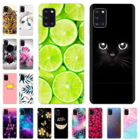 For Samsung Galaxy A31 Case Soft TPU Silicon Case For Samsung A31 A 31 SM-A315F Silicone Back Cover