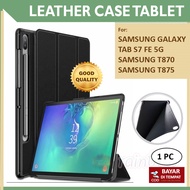 Leather Case Samsung Galaxy Tab S7 Black Case Samsung S7 FE 5G Samsung T870 Samsung T875 Flip Cover