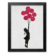 【班克西】Banksy 氣球女孩 45*35 含框藝術畫