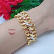 Dragon Scale Chain Bracelet Titanium Color Combination Gold Plated Jewelry Accessories G22-1D