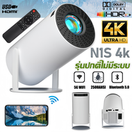 💯รับประกัน 5 ป💯เครื่องฉายหนัง มินิโปเจคเตอร์ โปรเจคเตอร์แอนดรอยด์11 4K Wifi6 300แอนซิ BT5.0 โรงหนังก