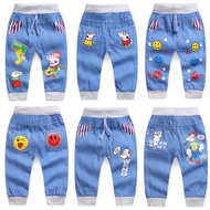 ❒Seluar Cropped Boys Celana Nyamuk Seluar Denim Anak Korea Tipis 2020 Celana Harem Longgar Kanak-Kanak Musim Panas