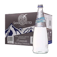 📌ส่งฟรี San Benedetto Sparkling Mineral Water Glass 750 ml 12 bottle ซาน เบเนเดตโต้ น้ำแร่สปาร์คกลิ้