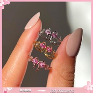 YOI Stylish Bowknot Rings Statement Rings Opening Rings Alloy Texture Fashion Rings