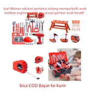 Selling educational toys for children's repairing tools, toolbox engineer, contents 46 pcs according