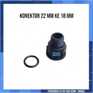 Female Connector Inner Thread 22 MM To Outer Thread 18 MM