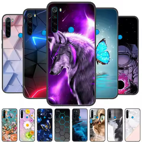 For Xiaomi Redmi Note 8 2021 / 8T Back Cover Silicone Phone Case For Redmi Note 8T Note8T 8 T Funda 